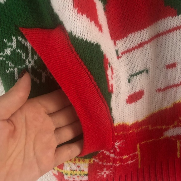 Ugly Christmas Boyfriend Sweater Santa Llamacorn Penguin Bunny Reindeer Snowman - Picture 3 of 11